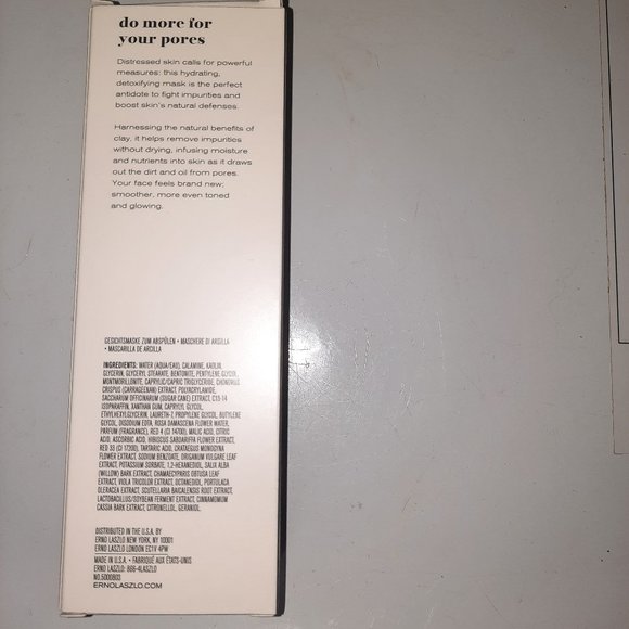BNIB ERNO LASZLO Pore Cleanse Clay Mask 100mL / 3.3 fl.oz. - Picture 5 of 5